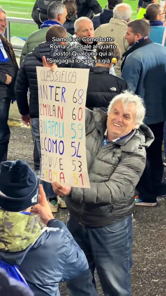 [视频看点合集]我骄傲！击败罗马力压尤文冲进欧冠区，科莫球迷