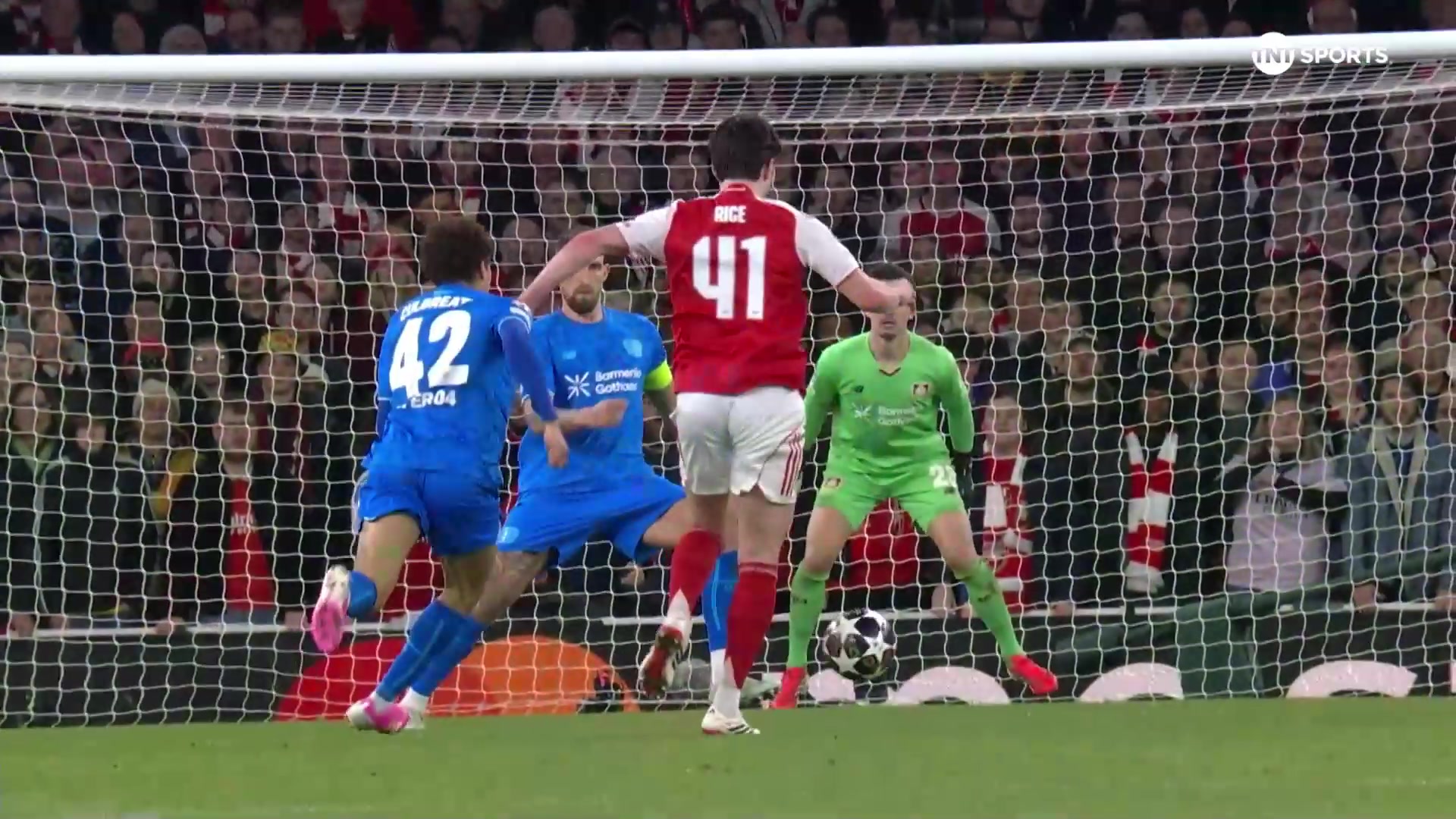 【集锦】欧冠-埃泽超级世界波赖斯远射破门 阿森纳2-0总分3-1药厂