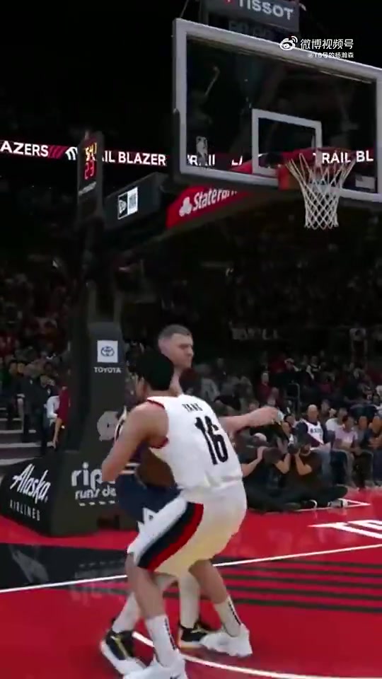 这也太敢想了！网友曾用2K操作杨瀚森打爆约基奇