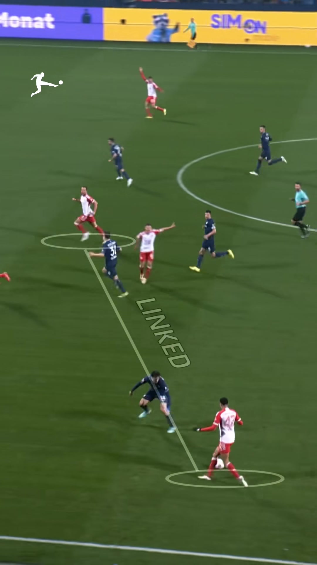 德甲官推：一但穆西亚拉和凯恩联系起来，就会很危险！