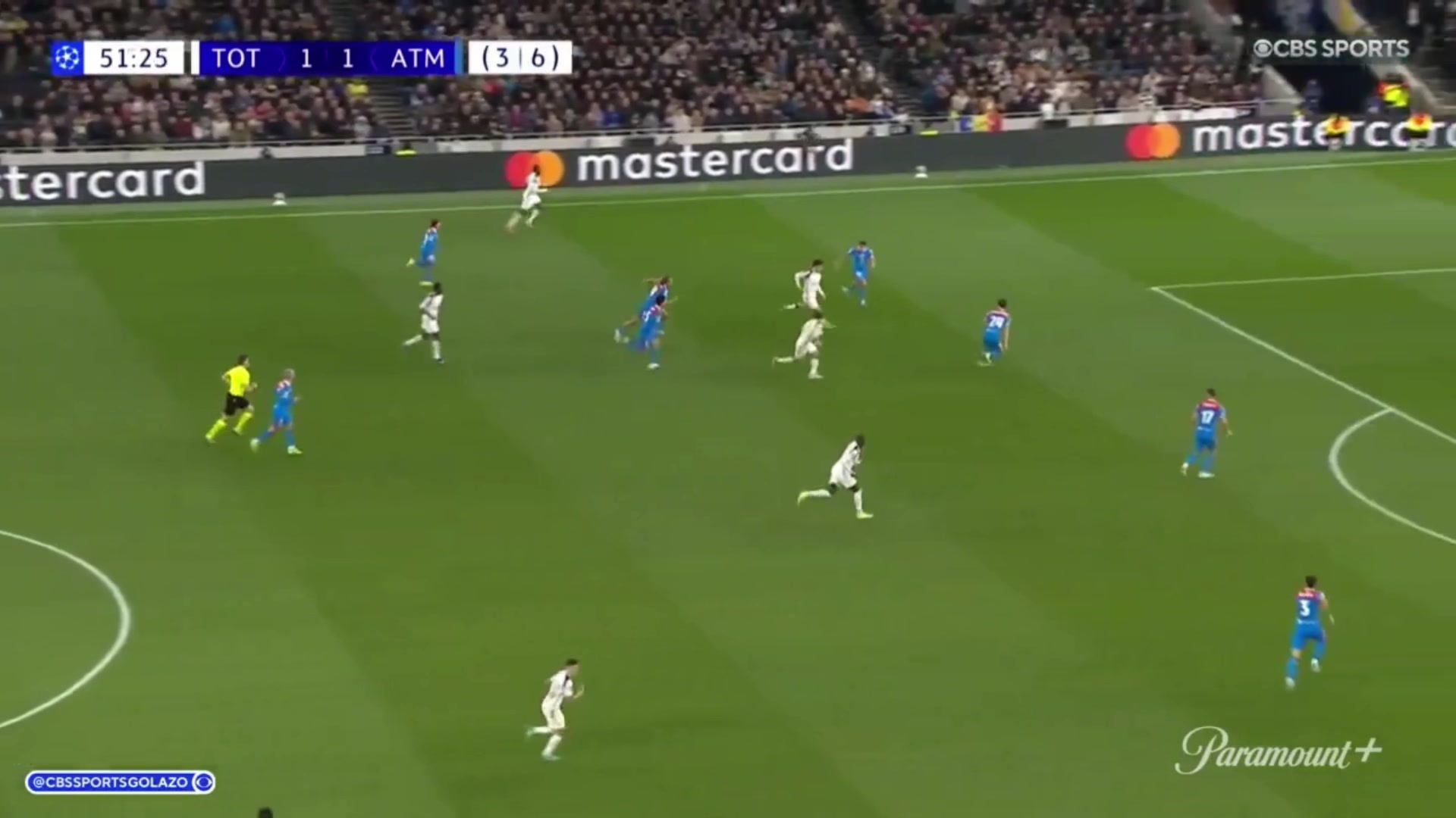 世界波！西蒙斯精彩远射破门，热刺总比分4-6马竞！