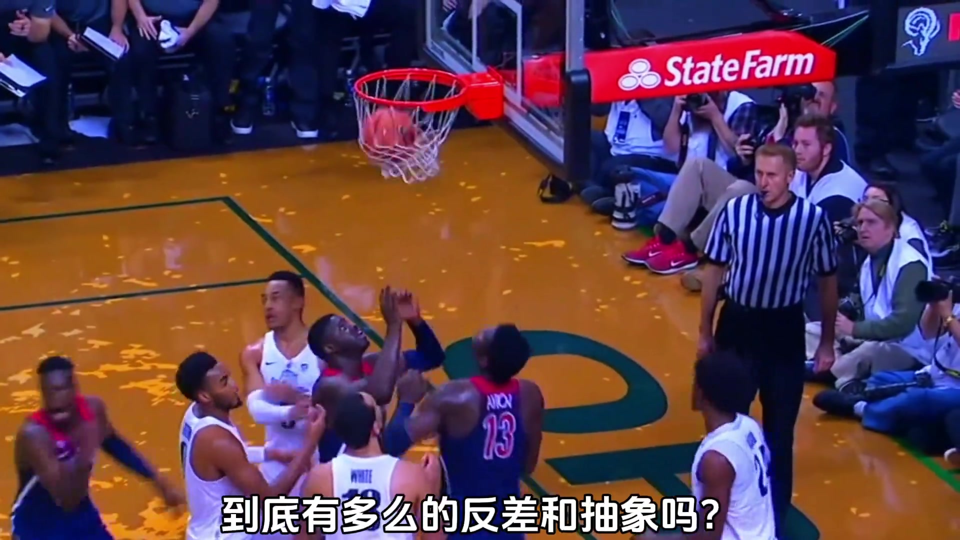 【体育视频】上古巨兽长相、糖果超甜的内心？艾顿是最精致最反差