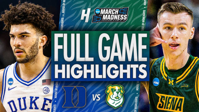 NCAA疯狂三月-64强赛 锡耶纳学院 65 - 71 杜克 全场集锦