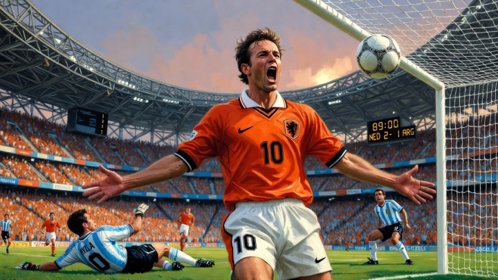 【荷兰】世界杯经典进球第1期：博格坎普极致优雅与残忍，把阿根廷踢回家