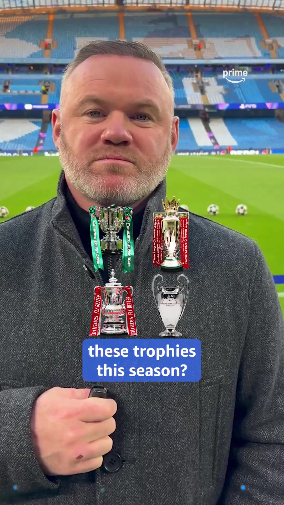 鲁尼预测：联赛杯冠军是曼城，皇马会欧冠夺冠