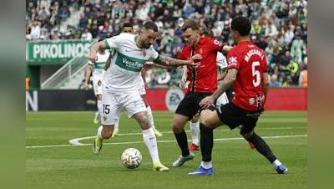 西甲-拉法·米尔破门莫伦特制胜 埃尔切2-1马略卡