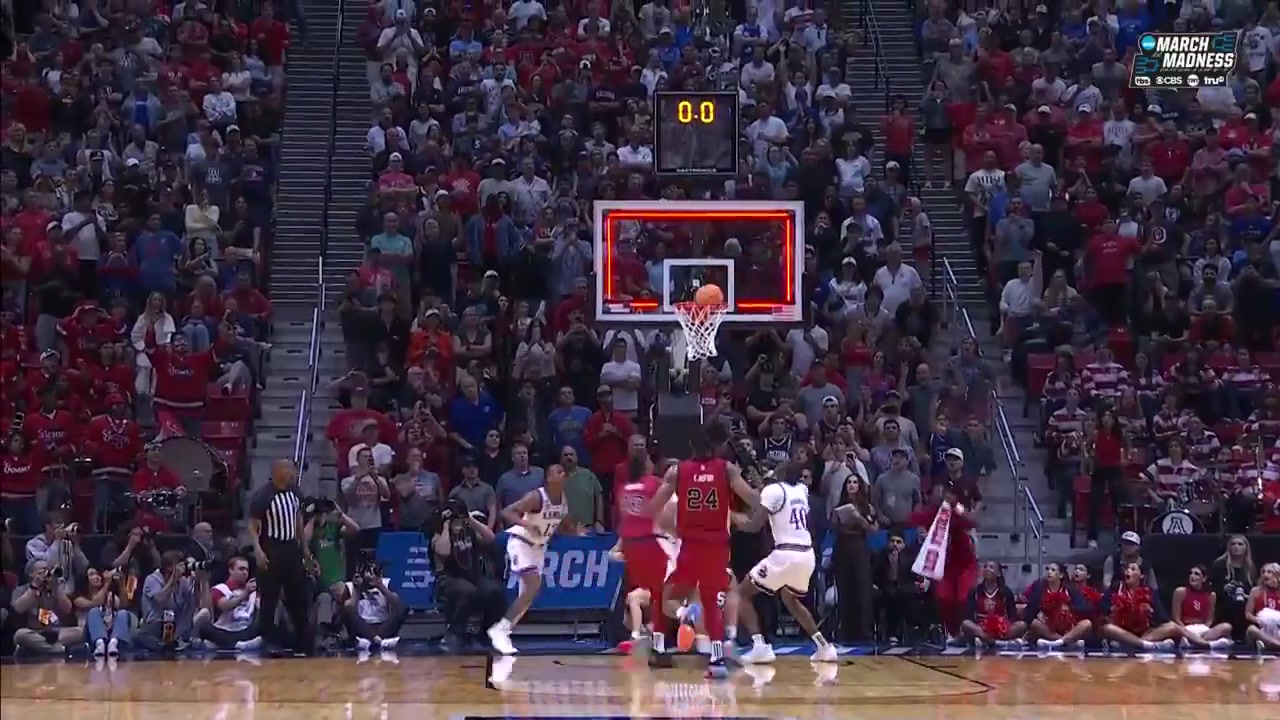 【超清集锦】状元大热彼得森回家圣约翰大学压哨绝杀！堪萨斯无缘16强！