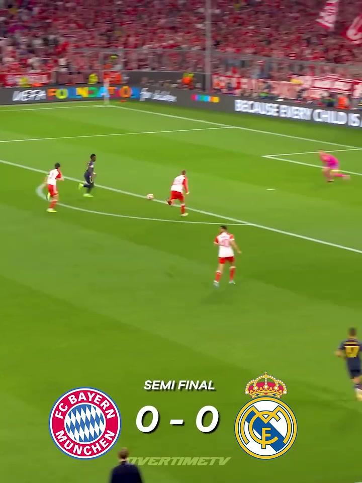 [德甲]萨内硬解球！重温经典：24年欧冠半决赛首回合，拜仁2比2战平皇马