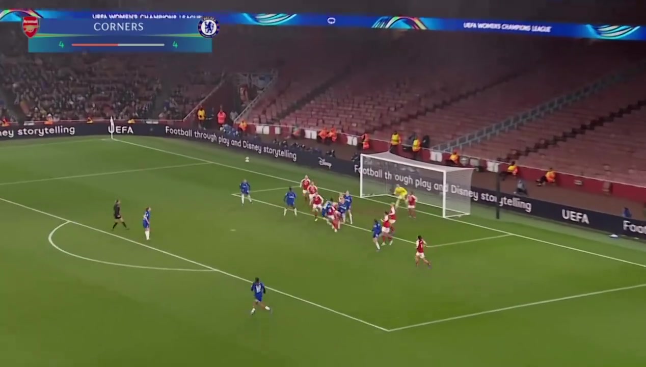 [体育视频]打几分？女足欧冠上，切尔西女足劳伦-詹姆斯打出直挂死角世界波