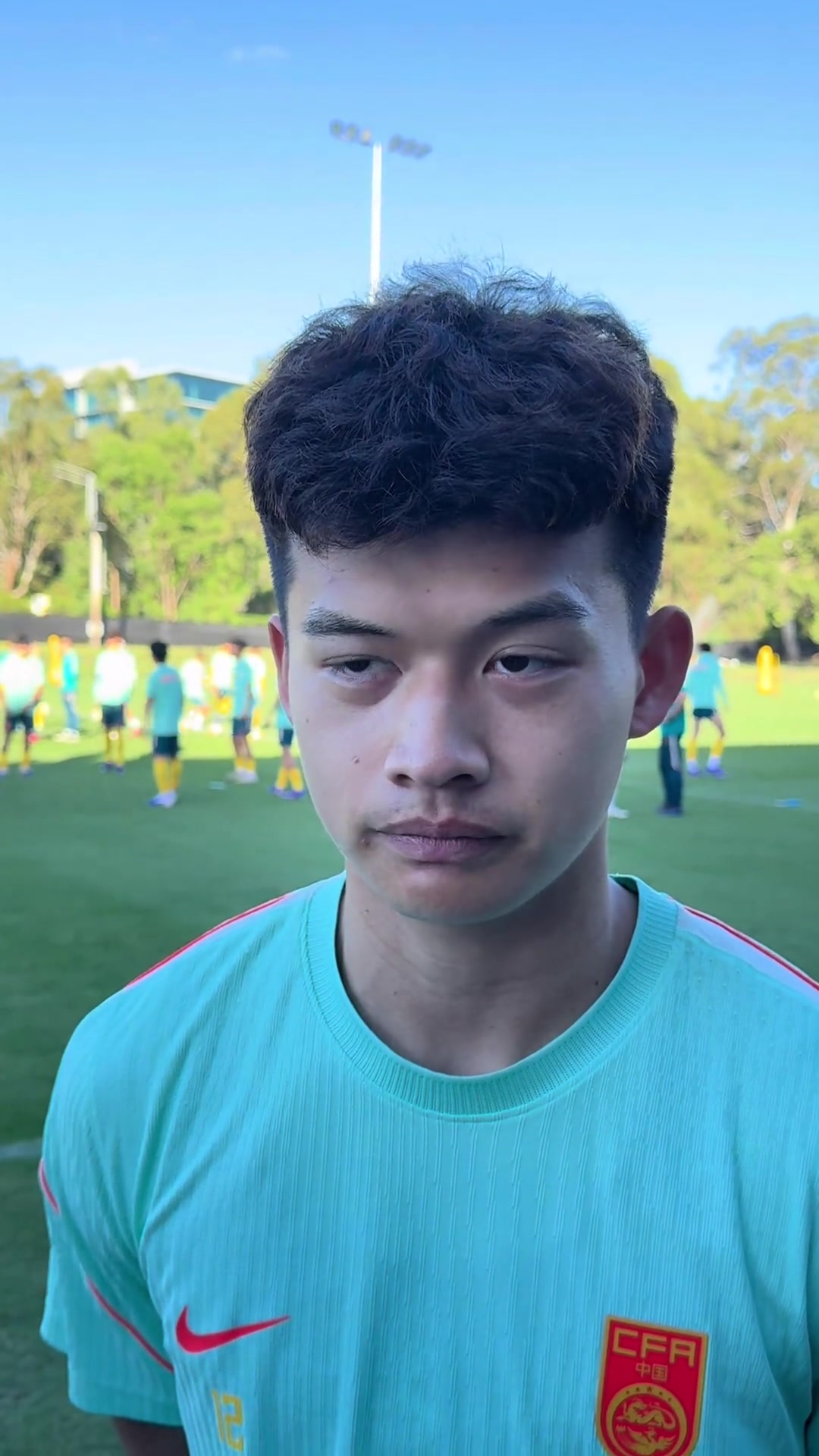 [今日双队集锦]新星求战！刘浩帆：努力训练，争取在国足比赛中