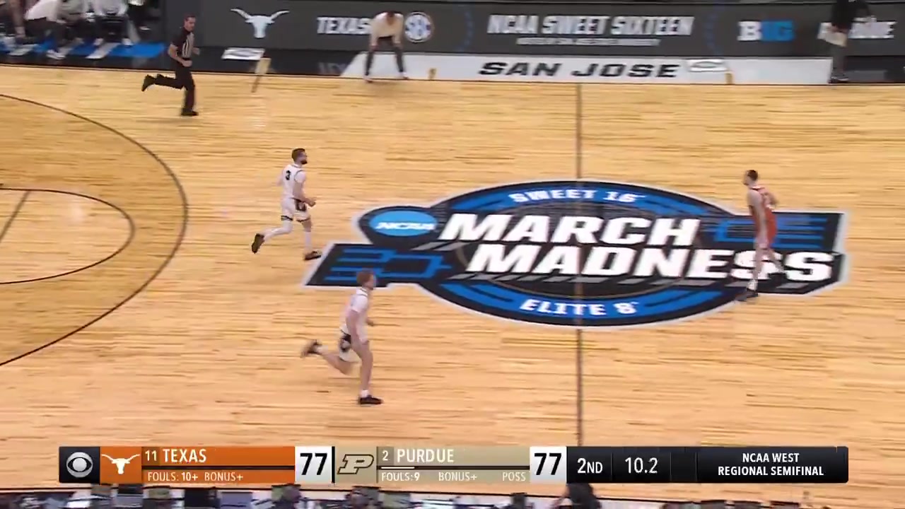 [进球剪辑]惊险刺激！普渡大学完成上篮绝杀晋级八强，仅给对手