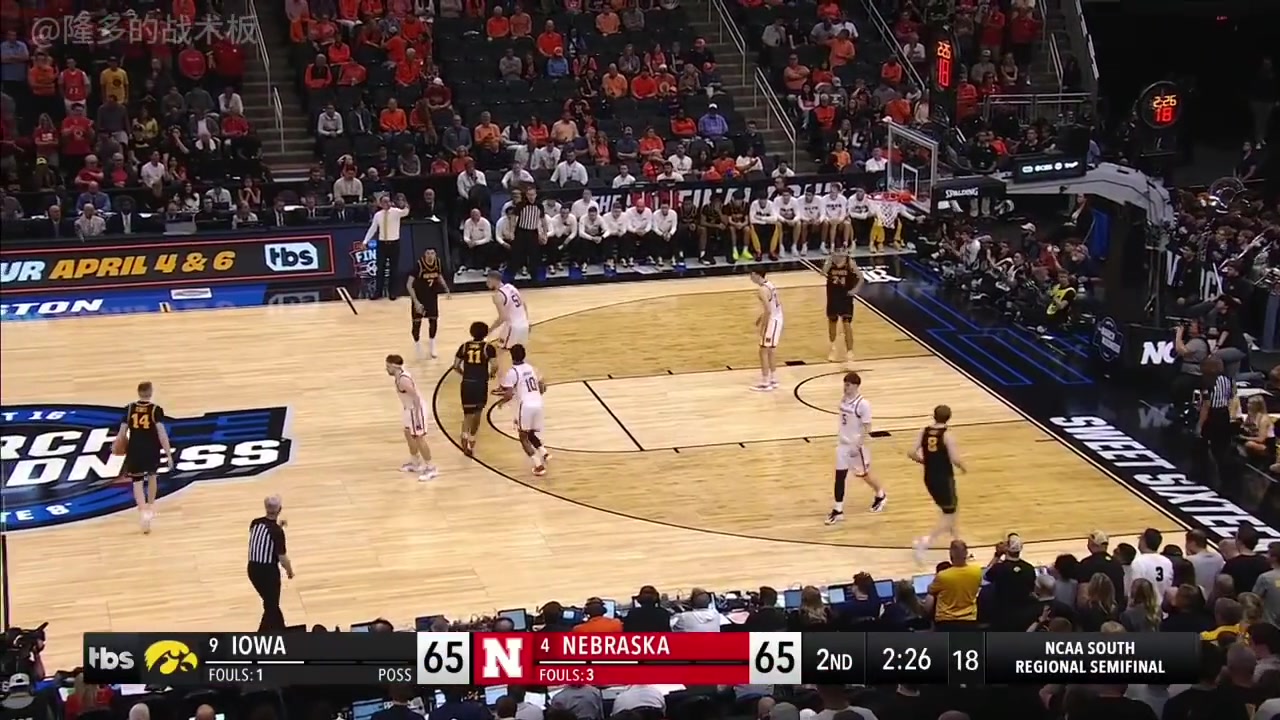 【NBA】继续黑马之旅！9号种子爱荷华今天又淘汰了4号种子内布拉斯加！