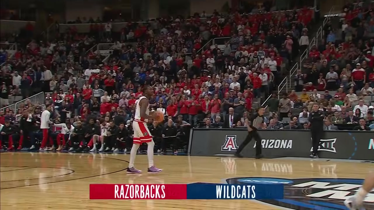 【有道理嘛?】亚利桑那淘汰阿肯色晋级8强 伯里斯23分5板2助 皮特21分