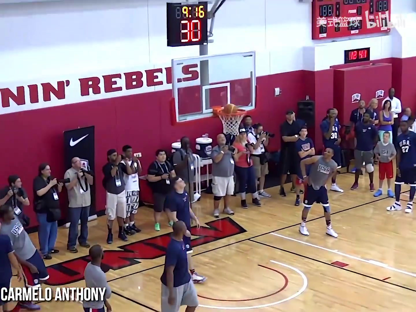 [杜兰特]单挑训练师各显神通！当年美国男篮的队内训练太有观赏