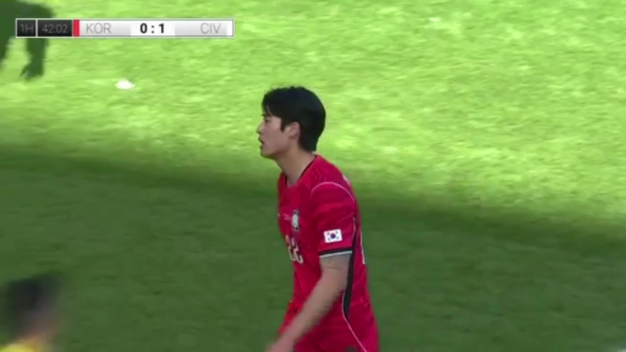 【集锦】友谊赛-韩国队史千场里程碑 韩国0-4惨败科特迪瓦