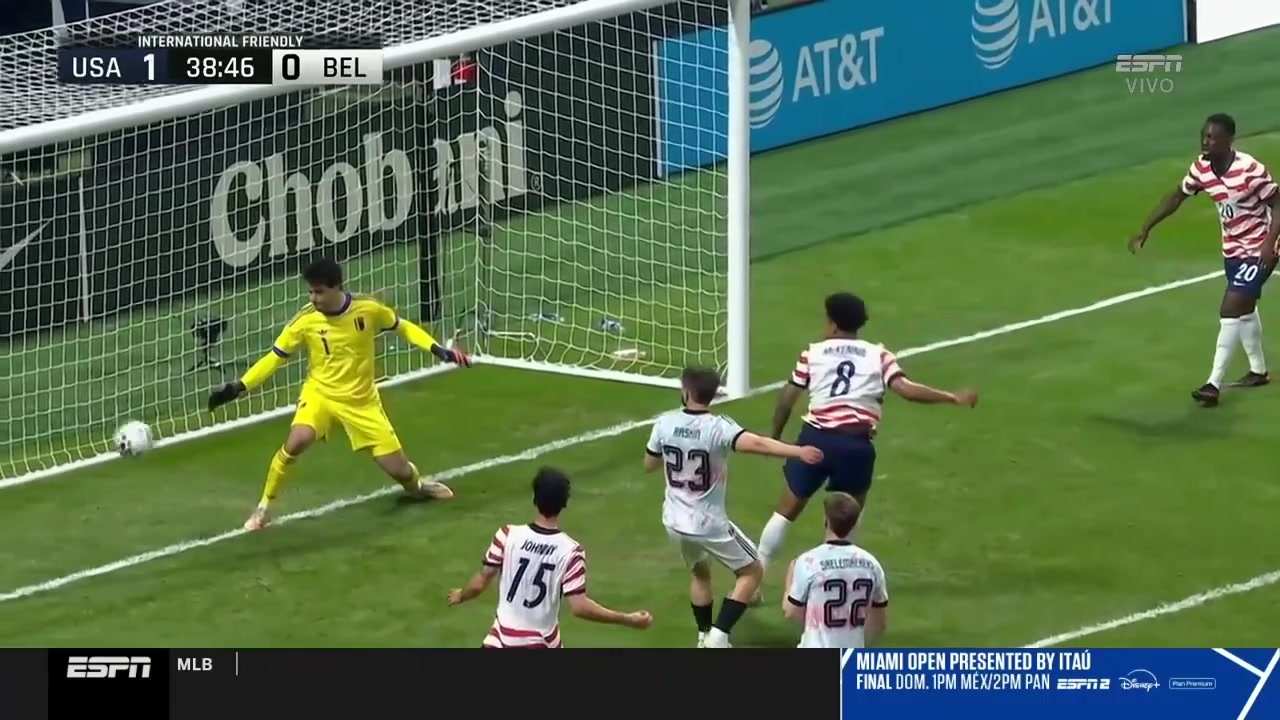 【集锦】友谊赛-CDK点射卢克巴基奥双响 世界波比利时5-2逆转美国