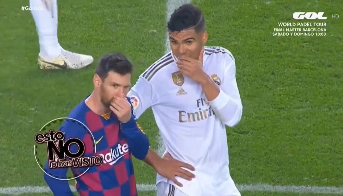 即将联手？名场面：当年国家德比，梅西卡塞米罗交谈甚欢！