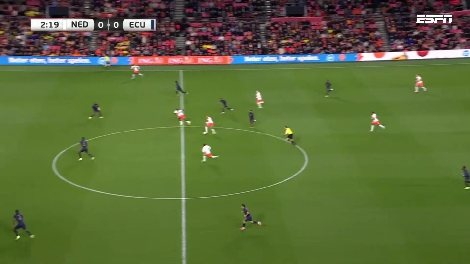 【集锦】友谊赛-加克波造乌龙邓弗里斯直红 十人荷兰1-1厄瓜多尔