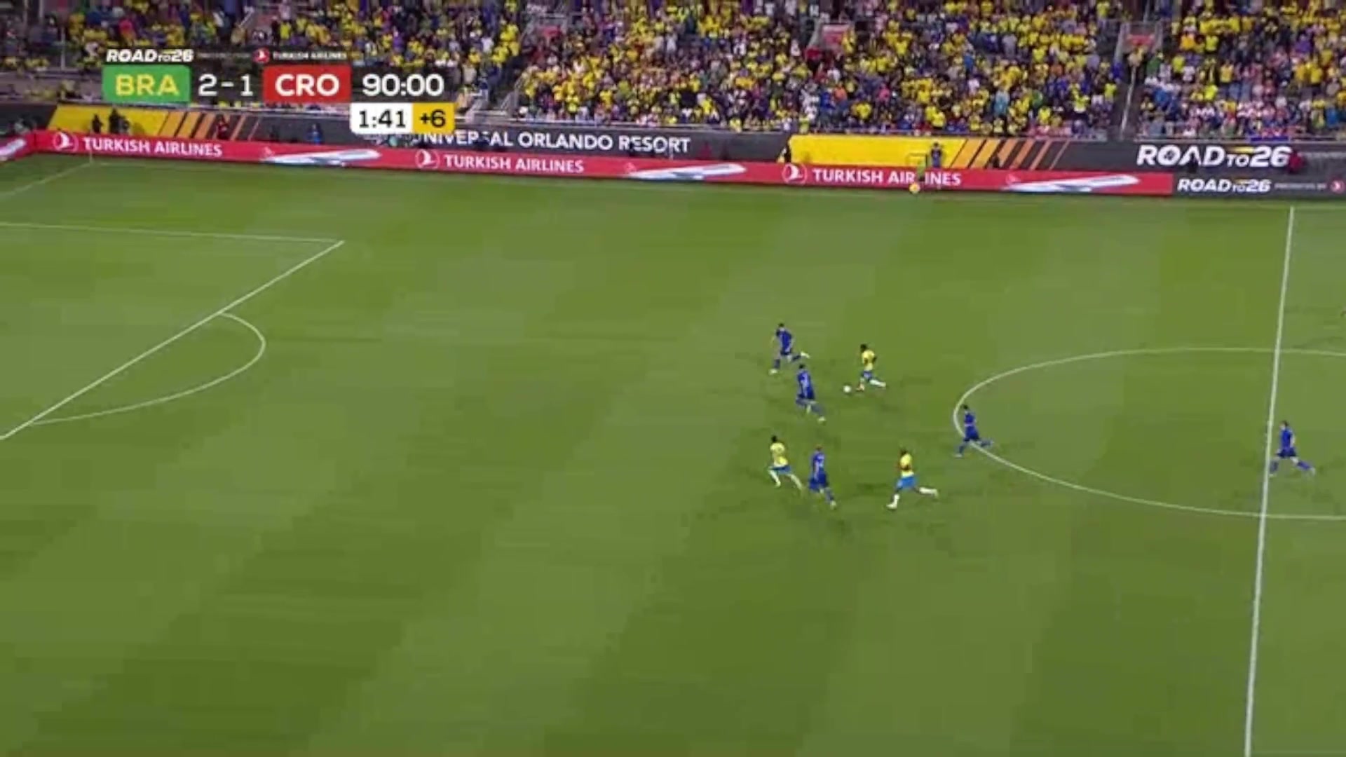 【超清赛事影像】补时再进一球！恩德里克⬆️助攻马⬆️丁内利破