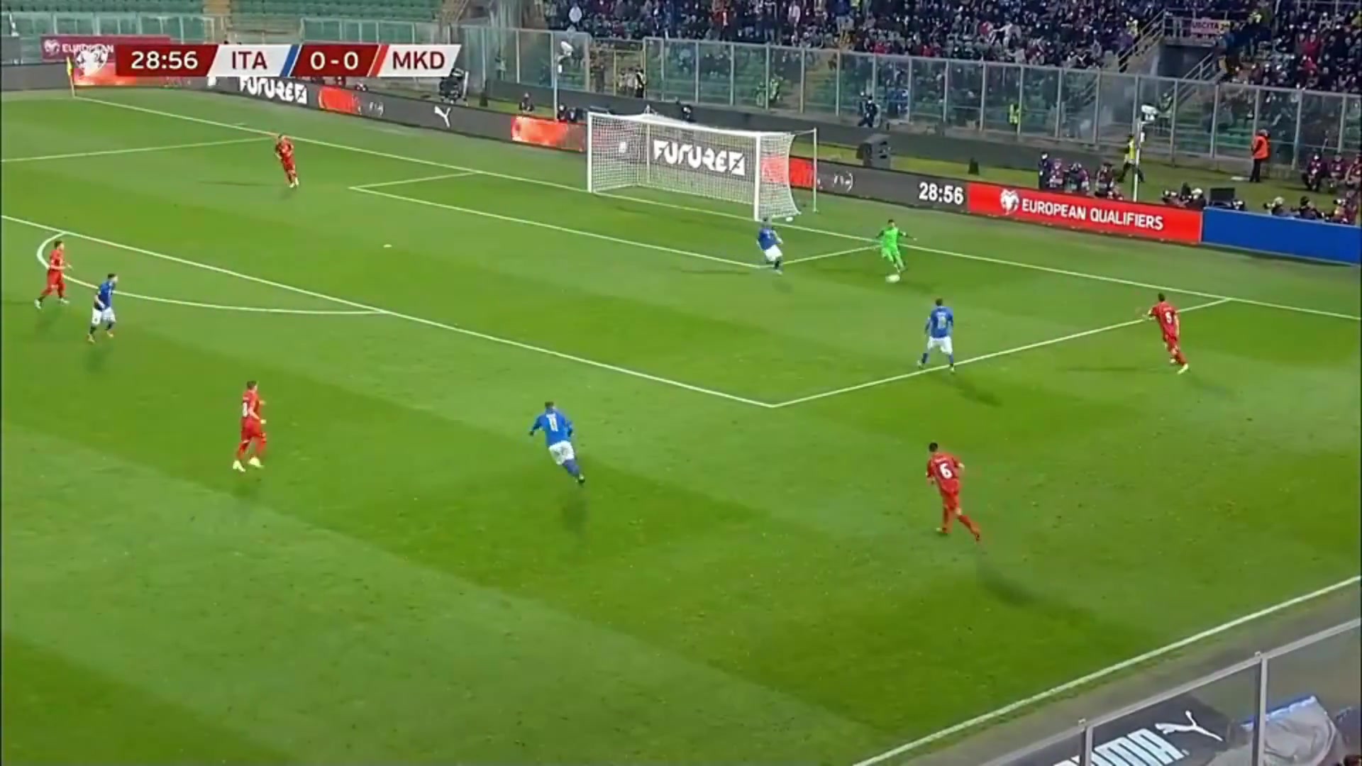 命中注定？经典回顾：意大利空门不进狂轰32脚，北马其顿一击致命