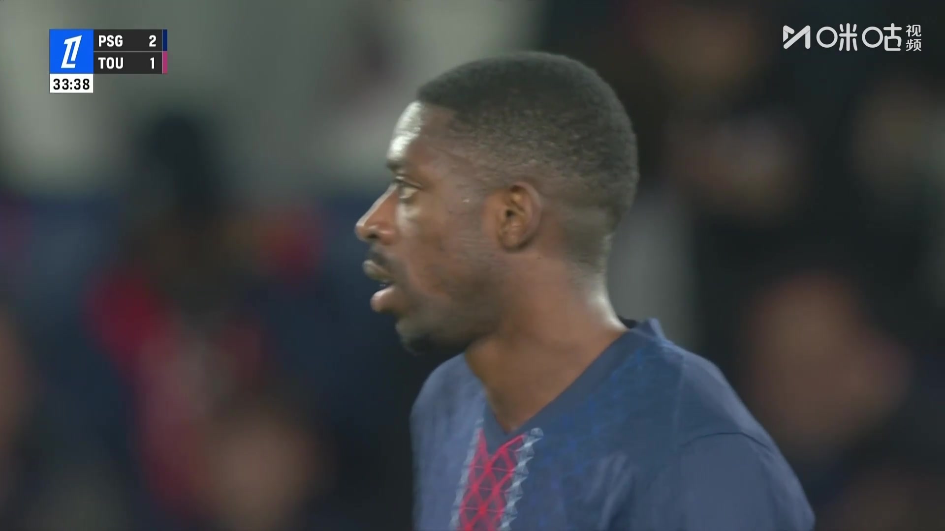 K77头球摆度助攻！登贝莱门前轻松打进空门双响！