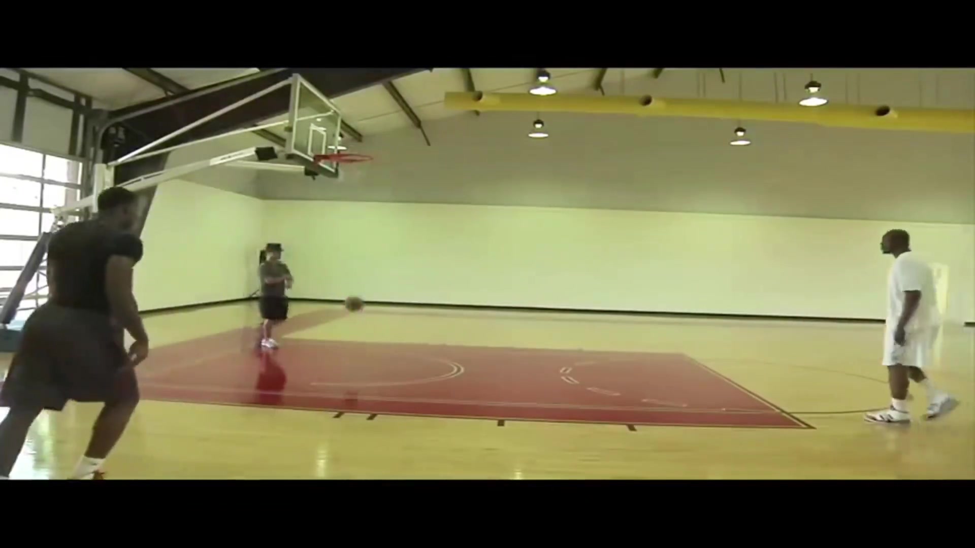 早期詹姆斯向奥拉朱旺拜师学艺（原声）