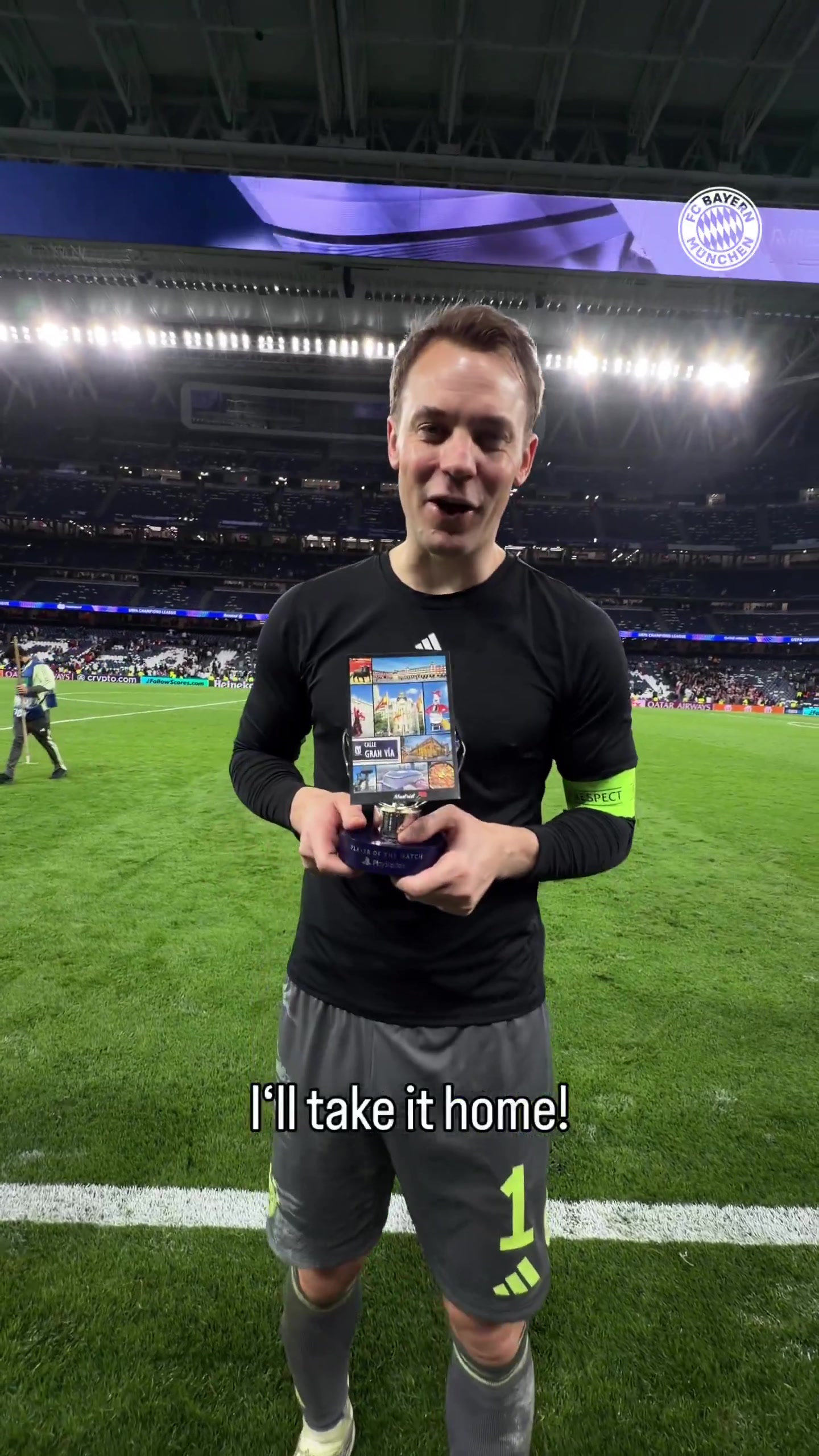 高接低挡，完美发挥！40岁诺伊尔当选皇马vs拜仁全场最佳