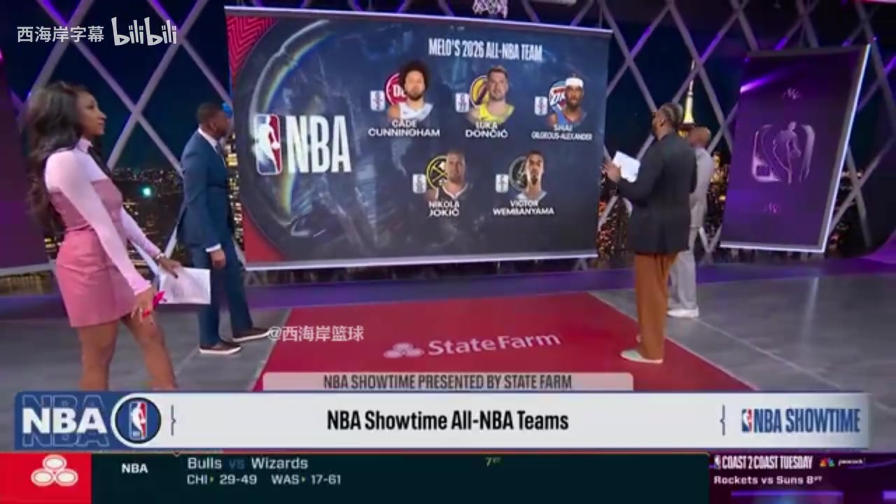 [推荐]安东尼选最佳阵容一阵：SGA，文班，东契奇，约基奇，