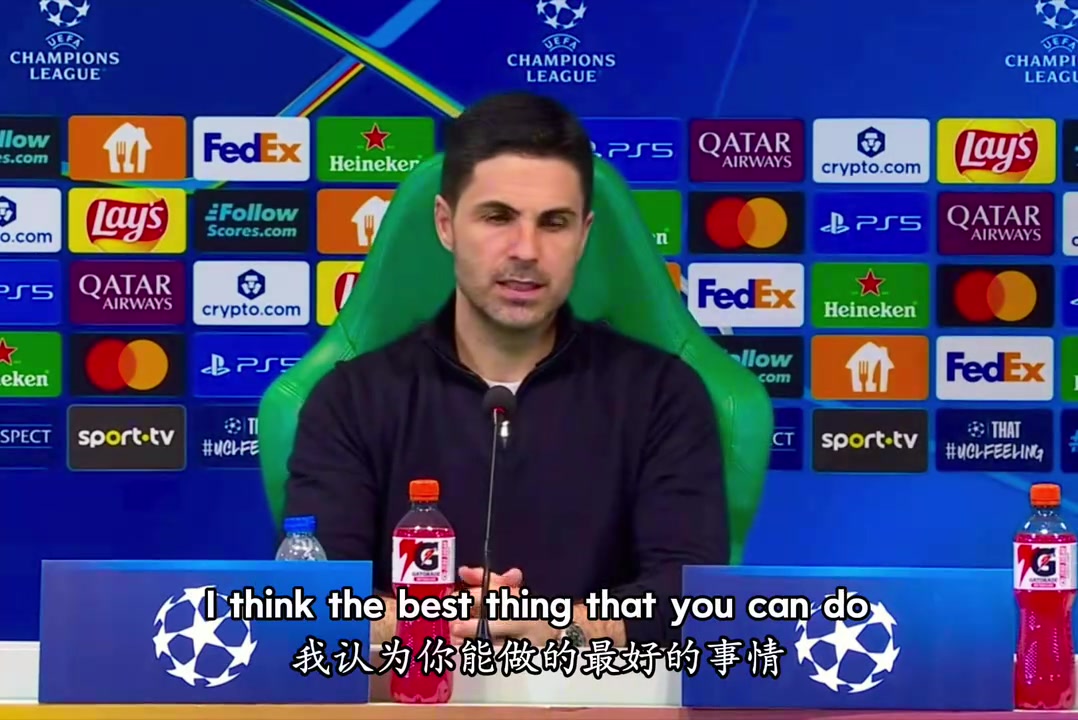 【推荐视频】值得记录！阿尔特塔：逆境的答案不在抱怨里，多观察