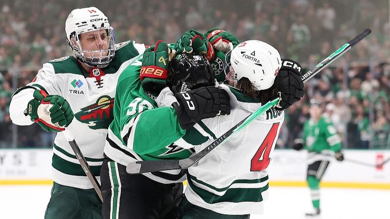 04月10日NHL常规赛 明尼苏达狂野 4 - 5 达拉斯星 全场集锦