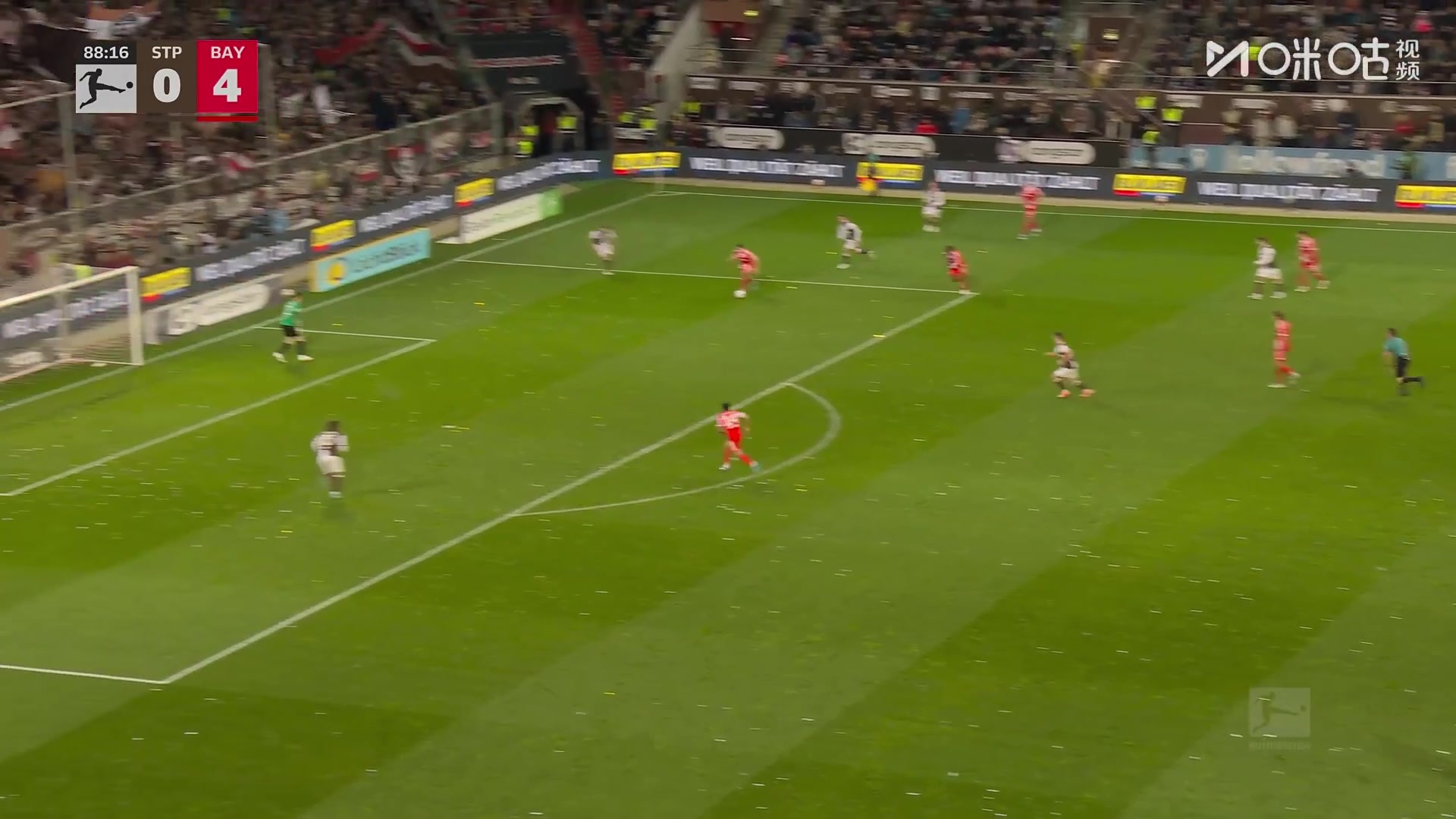 圣保利后场叒失误！格雷罗断球破门锦上添花！拜仁5-0领先圣保利