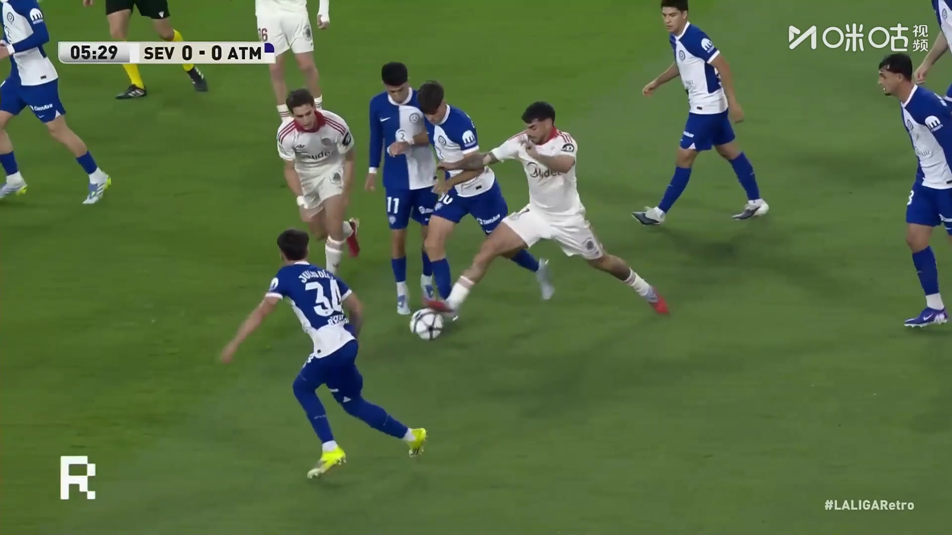 【集锦】西甲-大轮换！博纳尔破门 马竞1-2塞维利亚西甲3连败