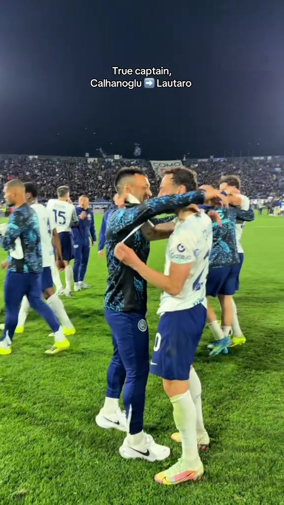 【视频】谦让！恰尔汗奥卢把队长袖标交给劳塔罗的镜头得到意甲官推转发