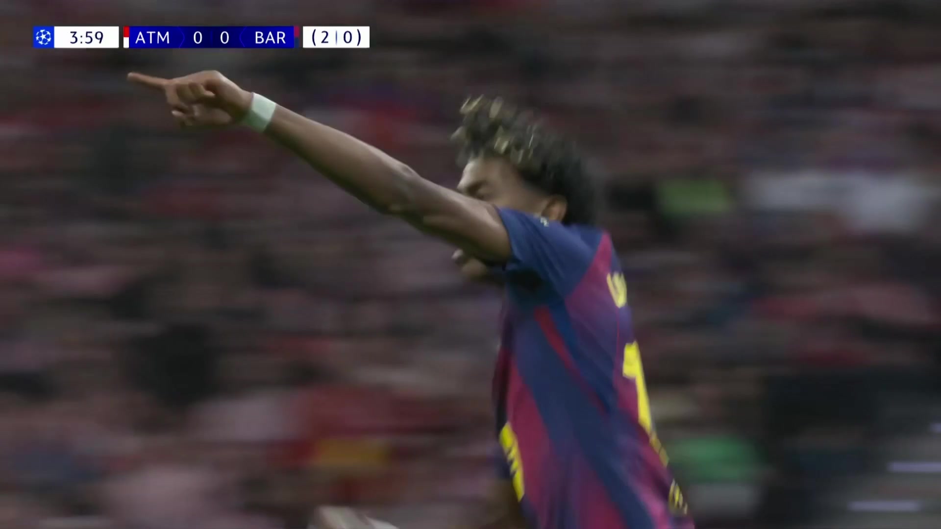 要逆转？朗格莱回传失误，亚马尔开场4分钟破门！