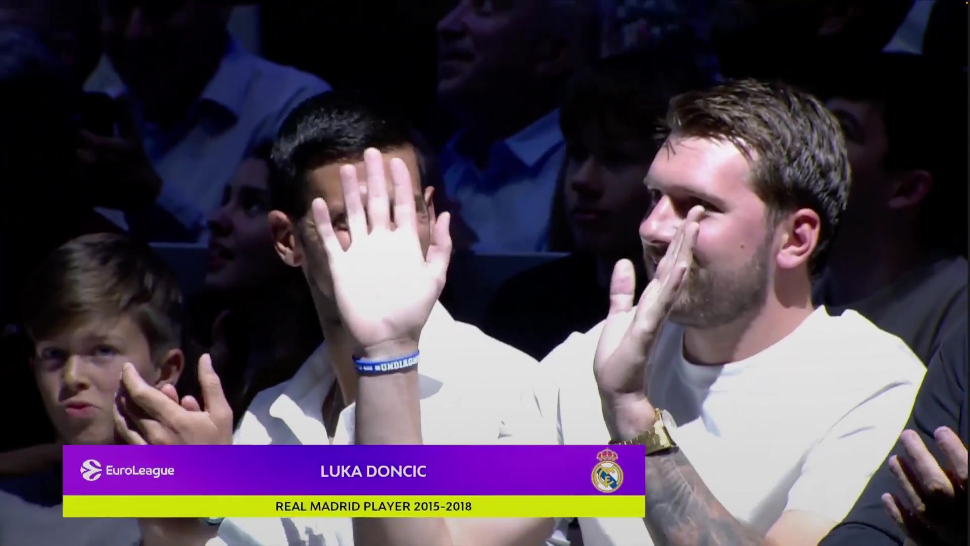 【你怎么看？】安心养伤！东契奇和德约科维奇一同观看皇马篮球队