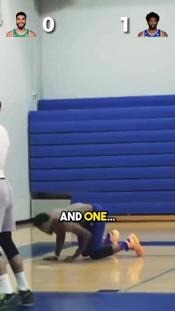 [恩比德]看起来很青涩！多年前，塔图姆和恩比德的一次单挑