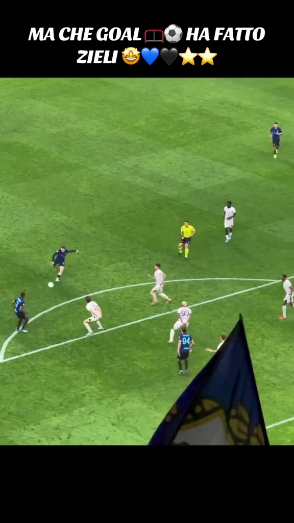 [推荐视频]脚法控制！实拍：世界波专业户泽林斯基为国米锁定胜