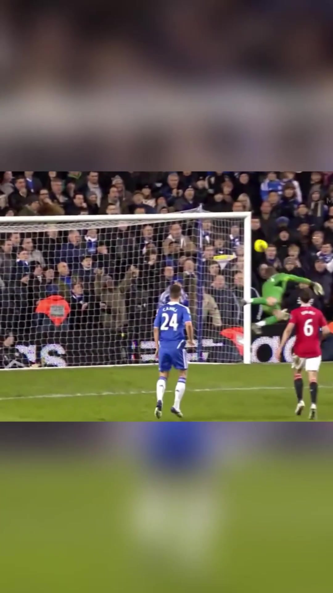 经典！德赫亚斯坦福桥惊天一扑！扑出马塔死角任意球！