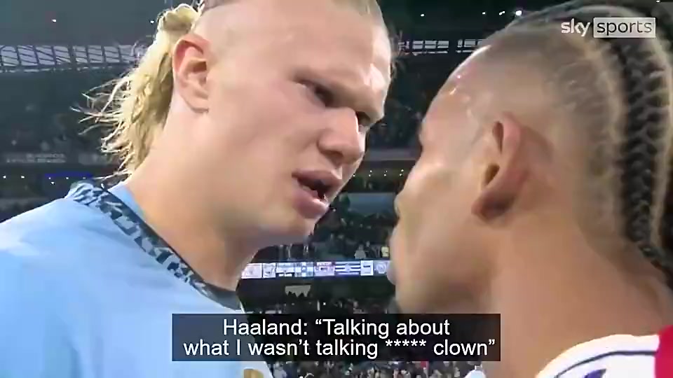 [今日视频]当哈兰德满口爆粗时本怀特准备要干架了