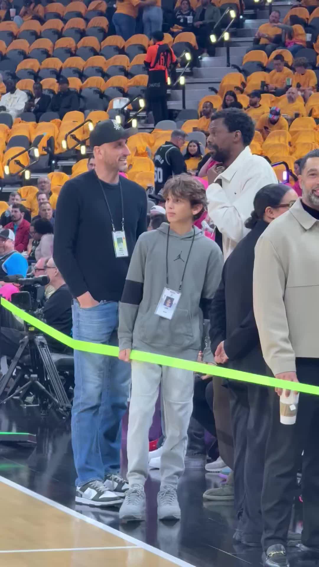 【关键对位视频】名宿来了！吉诺比利今日也到场观战马刺季后赛