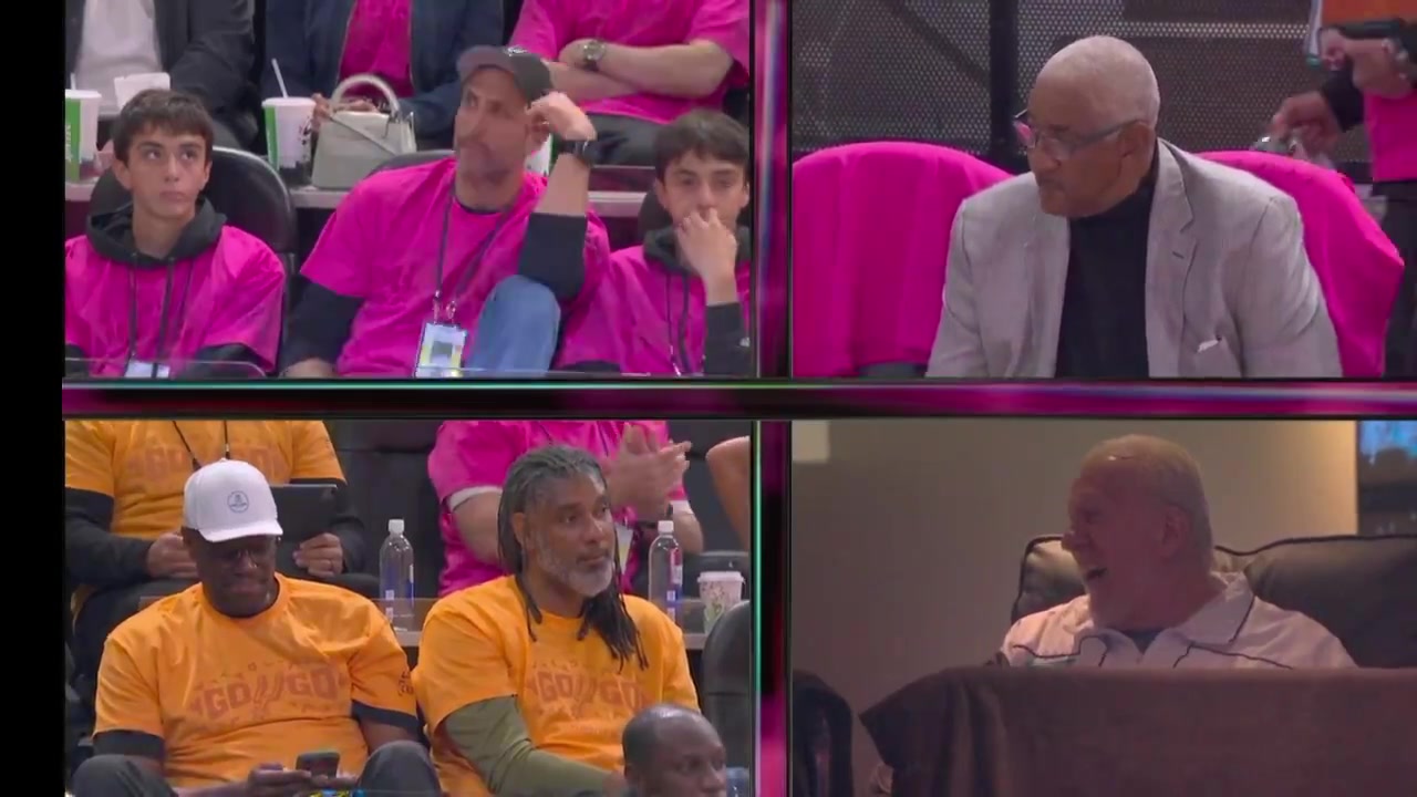 [视频/集锦]给马刺加油！波波维奇、乔治·格文、邓肯、罗宾逊