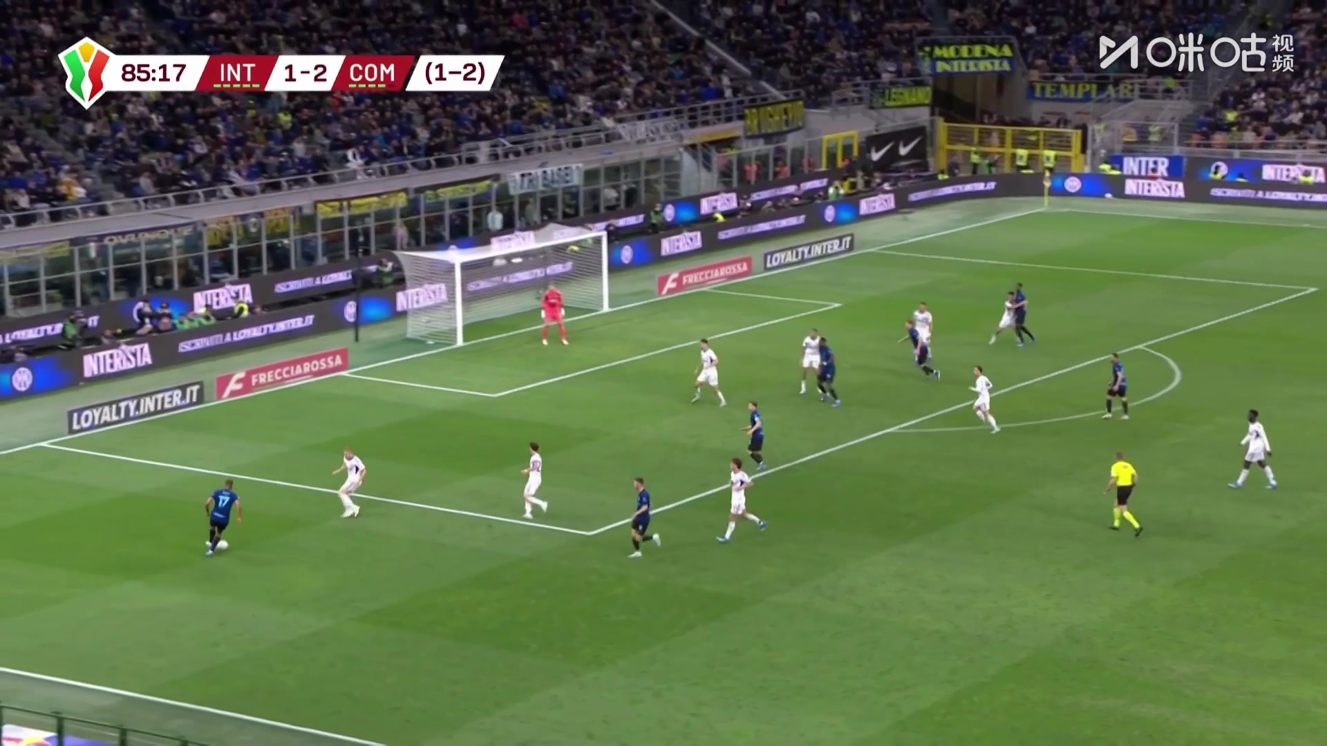 起死回生！恰尔汗奥卢头槌破门上演梅开二度，国米连扳两球！