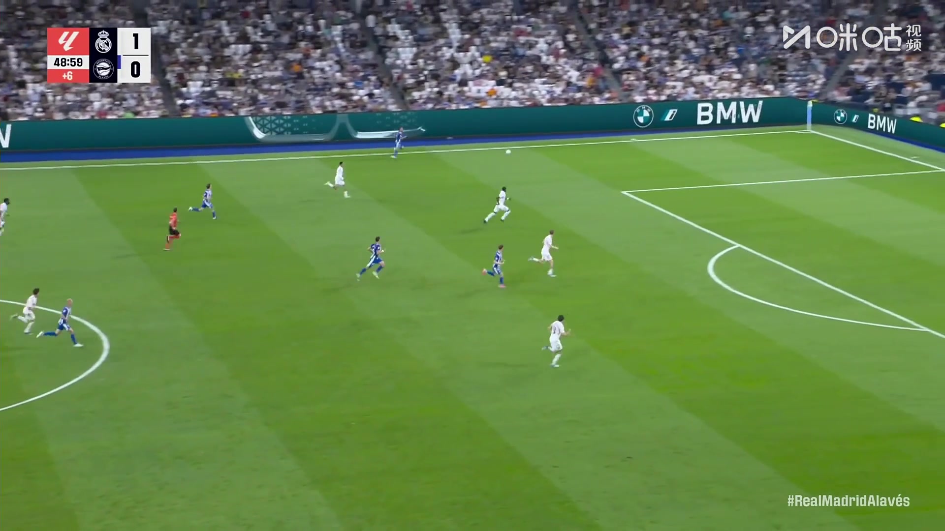 很有威胁！阿拉维斯两连击先中柱后被卢宁扑出