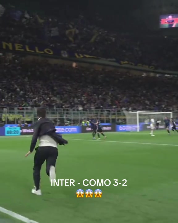 【集锦】蓝黑老男孩❤！苏契奇绝杀科莫瞬间，国米主帅齐沃飞奔加入庆祝