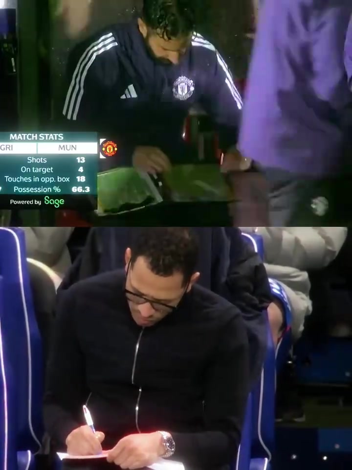 【曼联】似曾相识的人！阿莫林的战术板，罗塞尼尔的小本本！