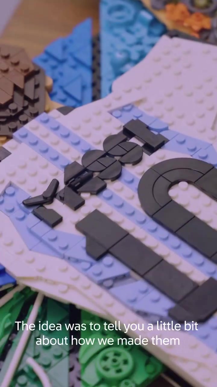 [足球]拿给老婆孩子玩！梅西最新乐高广告！