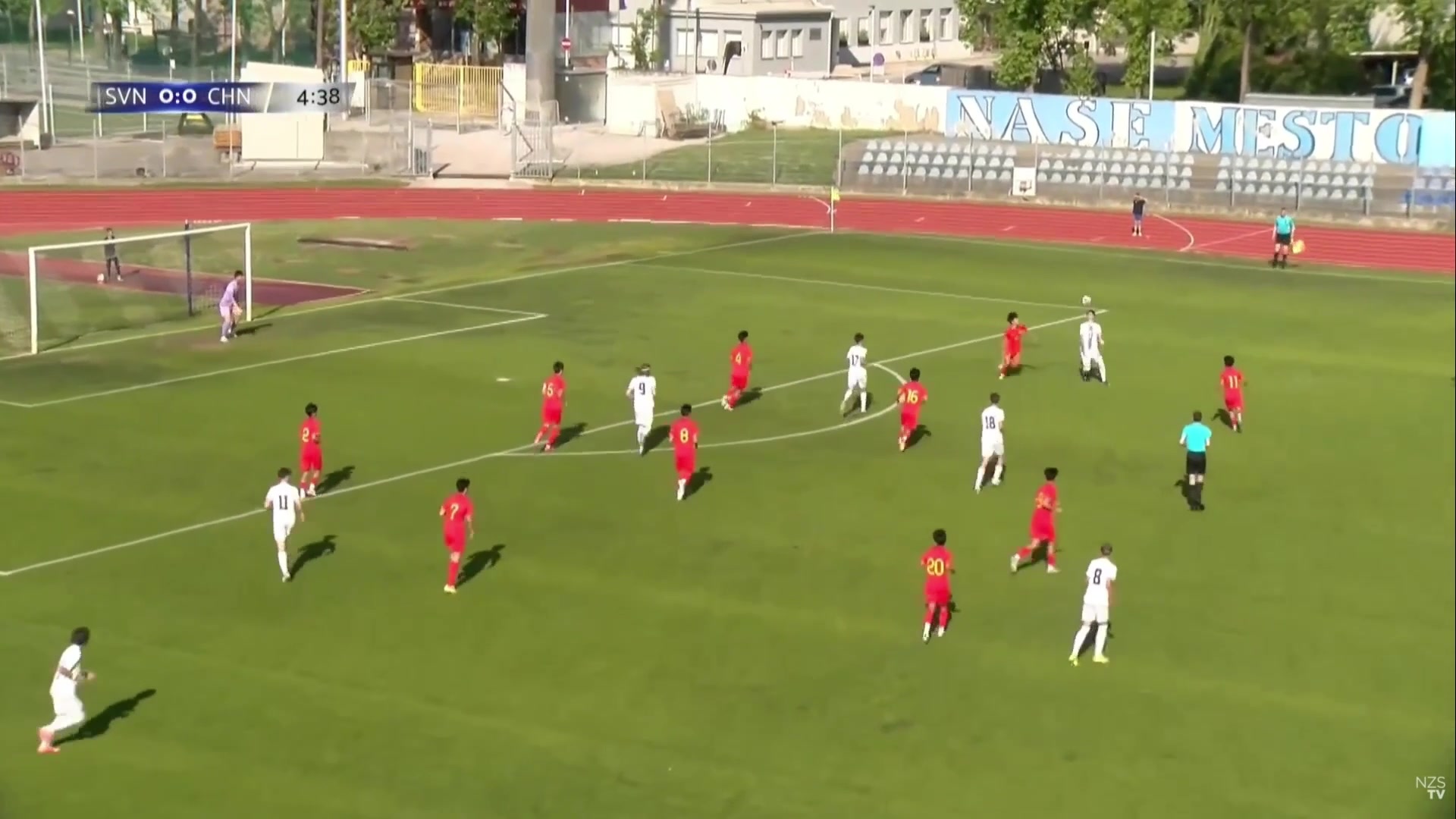 [球星瞬间]中国男足U15丢球！斯洛文尼亚连续配合撕破⚽防线