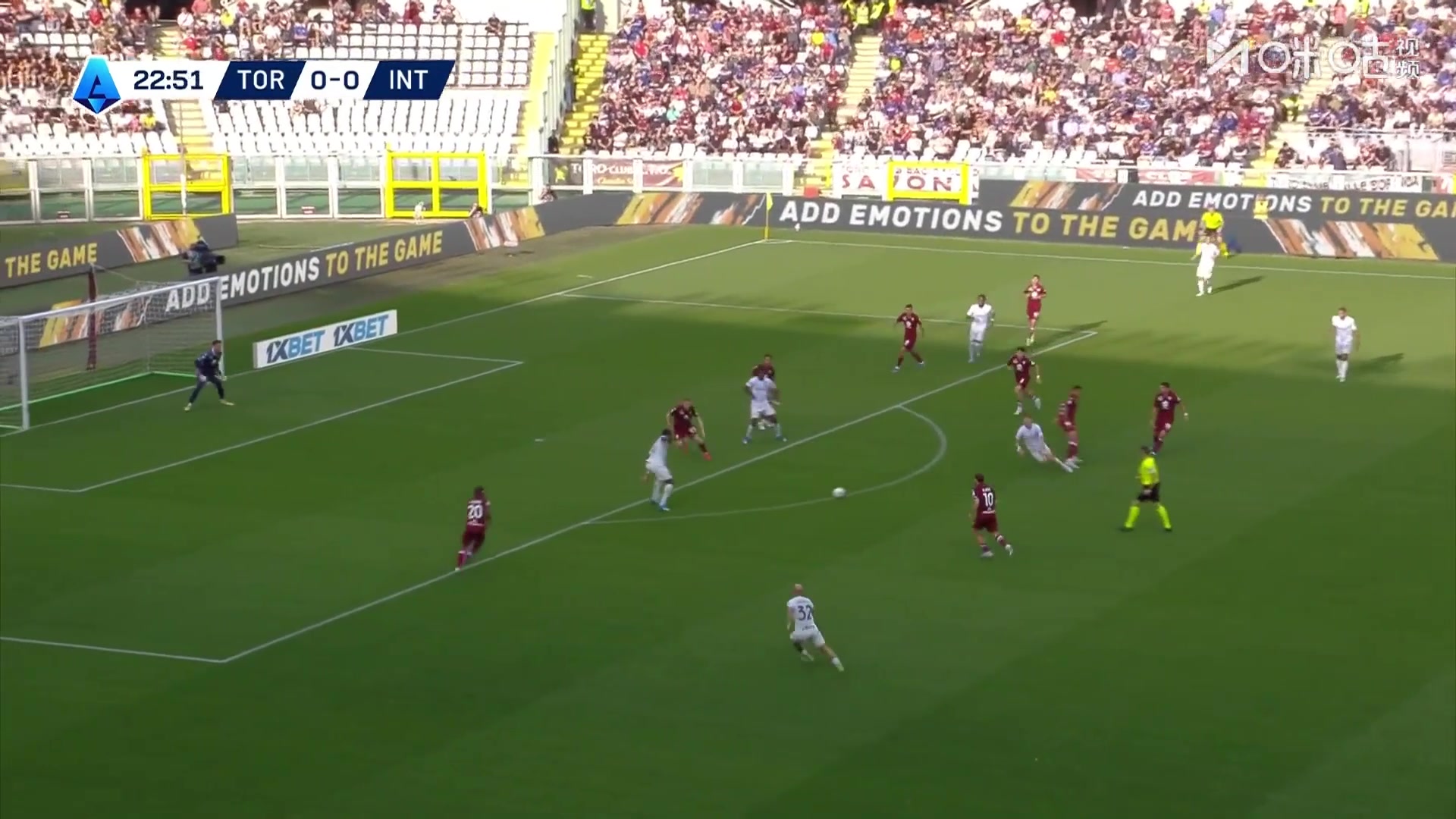 国米先拔头筹！迪马尔科精准制导，小图拉姆头槌破门！