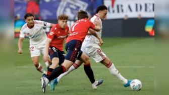 西甲-卡特纳补时绝杀莫派破门难救主 奥萨苏纳2-1塞维利亚