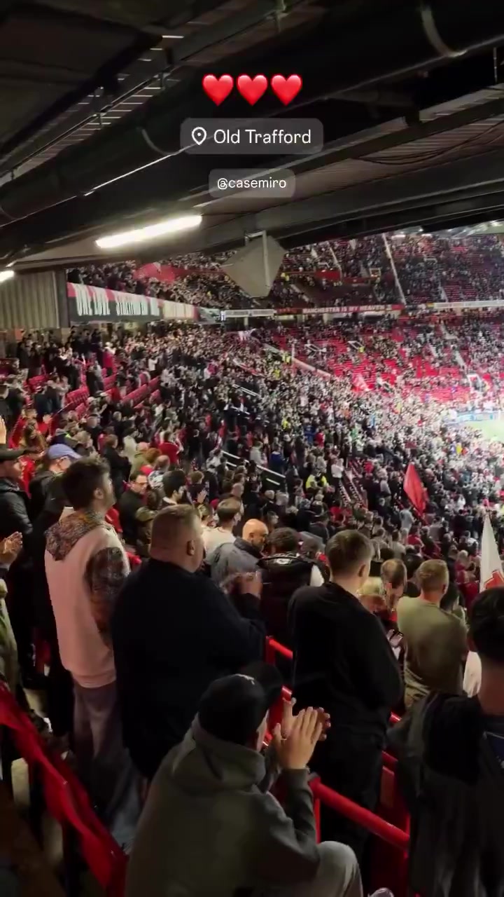 【今日热剪】赛后曼联球迷：“再来❕一年，再来一年，卡塞米罗…